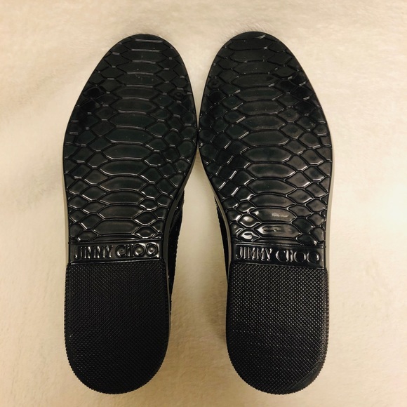 JIMMY CHOO Glitter Sneakers - Picture 6 of 8